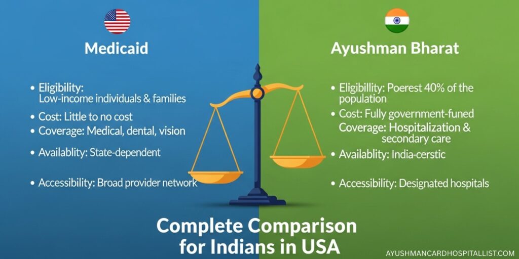 ayushman bharat vs medicad