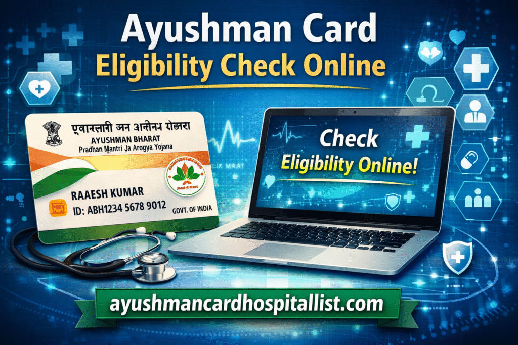 Ayushman card check eligibility online